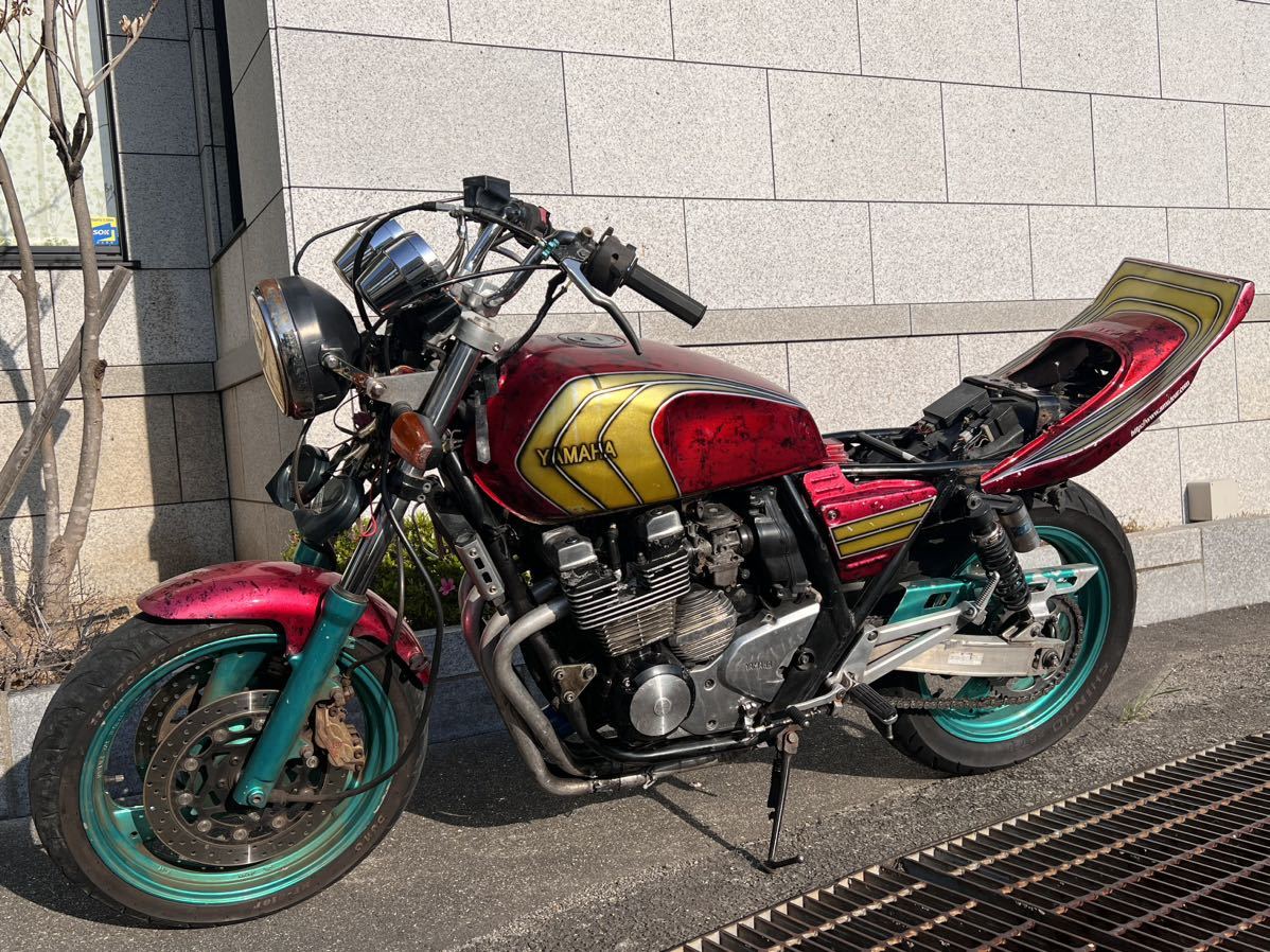 格安売り切り ヤマハ XJR400 4hm 不動車 書類有り クランキングOK