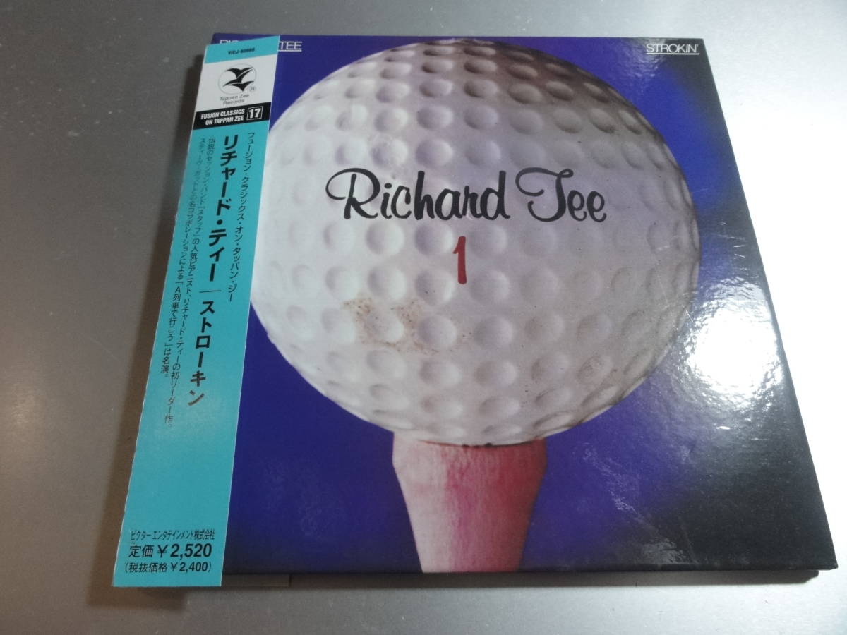 RICHARD TEE　　　　　　 リチャード・ティー　　　 STROKIN 帯付き国内盤　　豪華見開き紙ジャケ_画像1