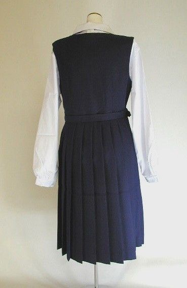 紺色スクールジャンバースカートセット(本格的)175cmやや大きいサイズ　セーラー服