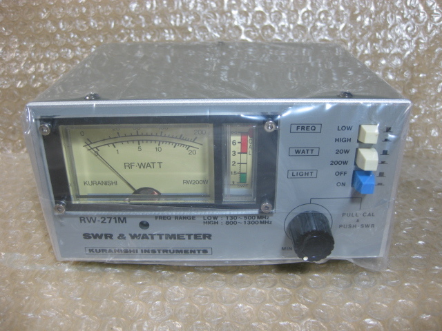 期間限定特別価格 クラニシ SWR計 RW-271M 130MHz~1300MHz 中古