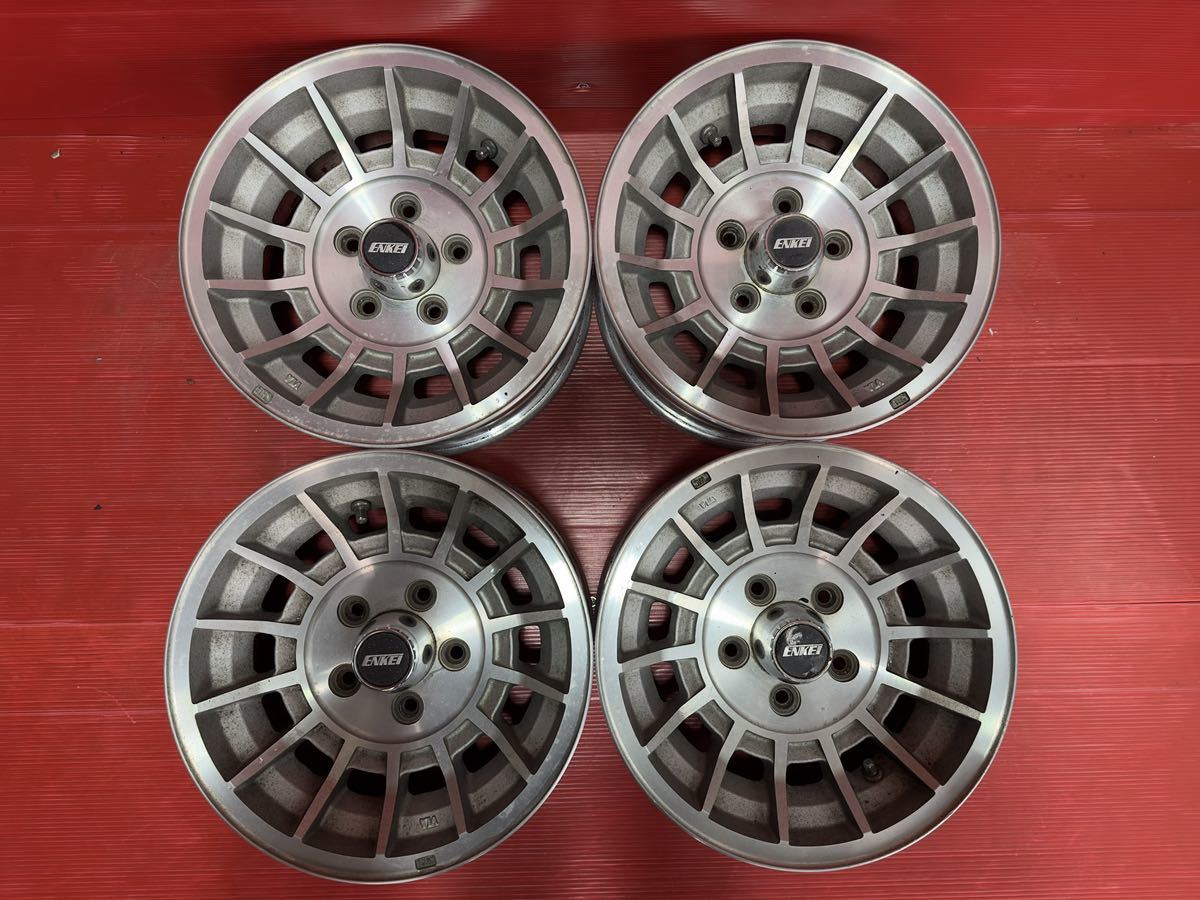 ENKEI エンケイ BAJA バハ 14インチ 6J+4 5×114.3 4本 Yahoo!オークション - ENKEI BAJA バハ 14インチ 6JJ PCD 114.3