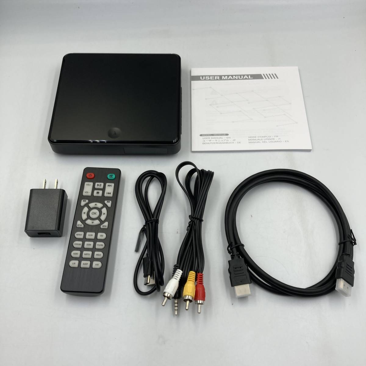 ARAFUNA HDMI Portable Compact DVD/CD Disc Player Model MD1014B 