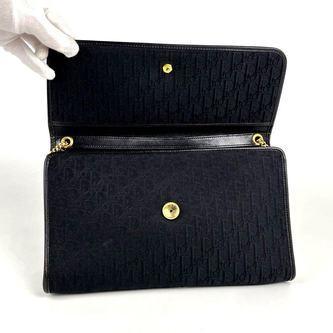 美品□Christian Dior ディオール ショルダーバッグ 2way トロッター