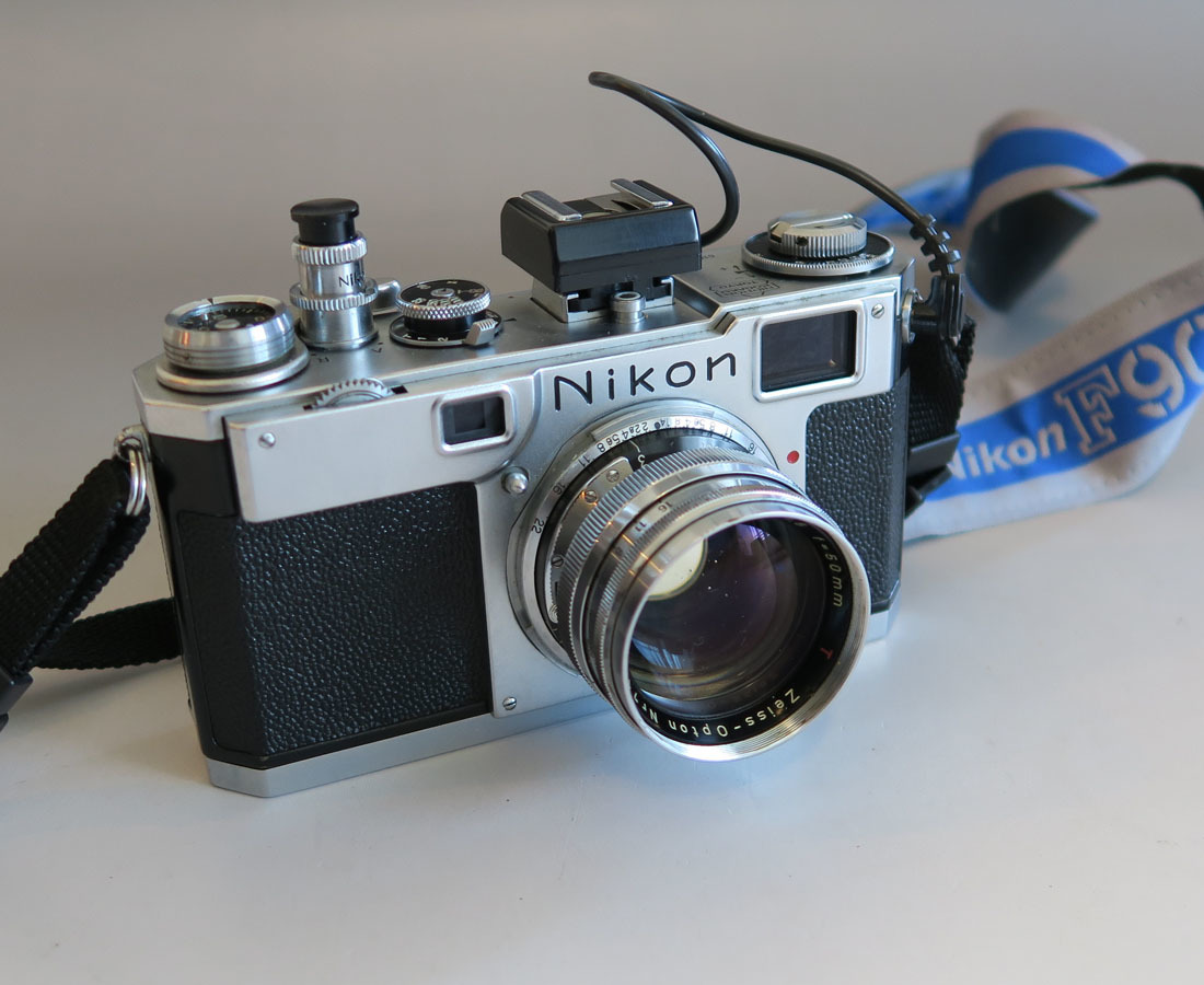 376 □ニコン 詳細不明レンジファインダーカメラ Sonnar 1:1.5 f=50mm
