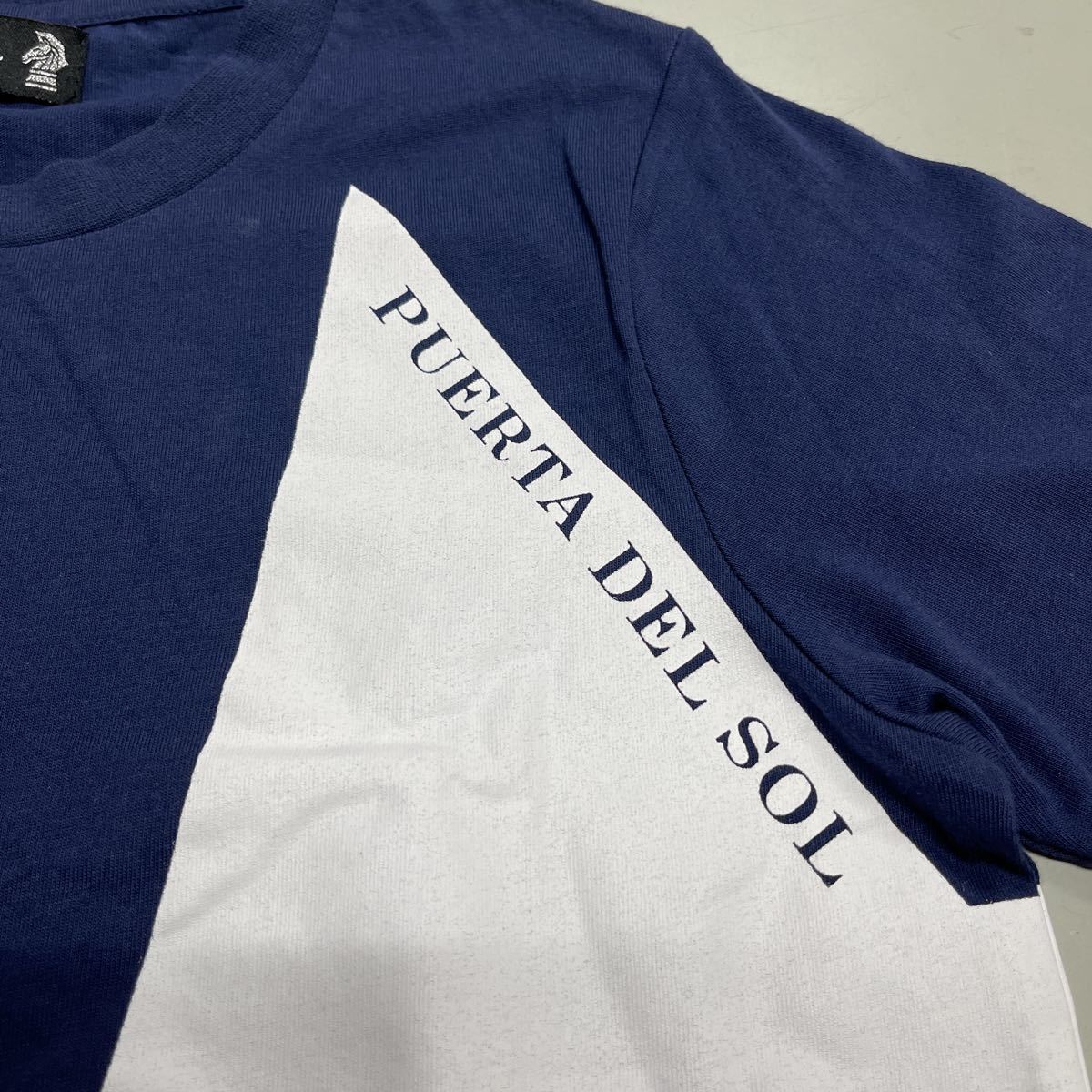 PUERTA DEL SOL プエルタデルソル 半袖 カットソー Tシャツ Sサイズ 未使用 ネイビー メンズの画像2