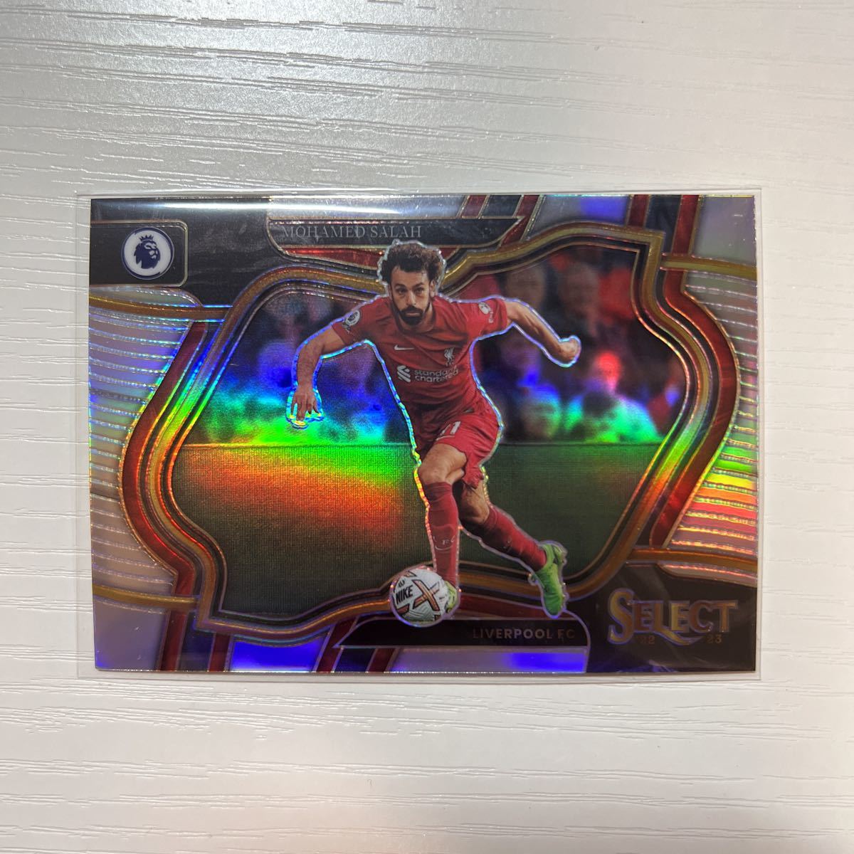 2022-23 Panini Select EPL Mohamed Salah silver prizm field level_画像1