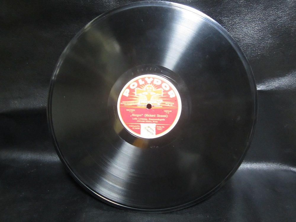 ★☆SP盤レコード Morgen(Richard Strauss) ロッテ・レーマン/ Die Mainacht(Brahms) オルスゼウスカ 中古品☆★[5642] の画像2