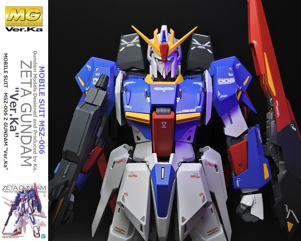 MG 1 100 ZガンダムVer.Ka 素組み完成品