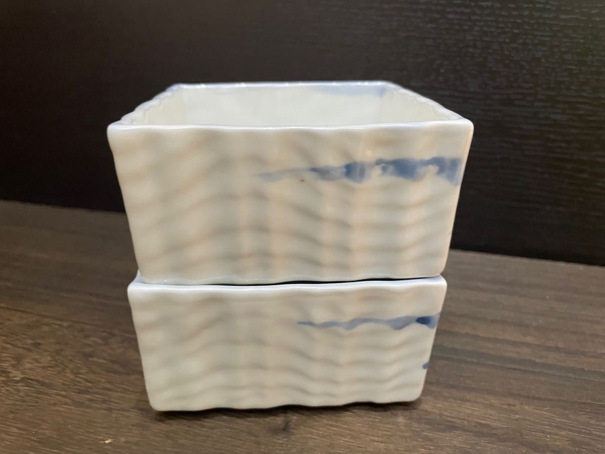 【有田焼】美陶　角皿　2セット