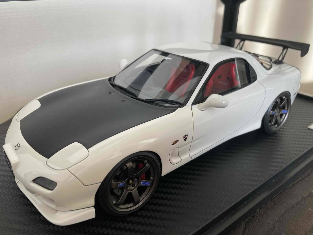 【土日はクーポン利用可】★1/18 Mazda RX-7 FD3S Spirit R Type A★白White2★ignition model イグニッションモデル★スピリットR★IG0202の画像2