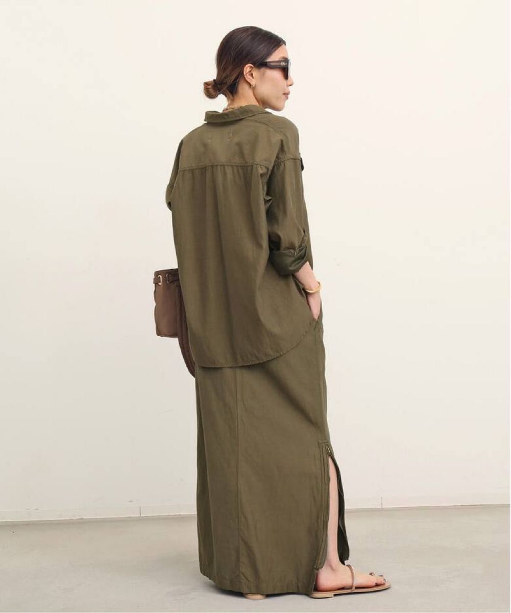 【REMI RELIEF/レミレリーフ】Military Maxi Skirt ミリタリーマキシスカート 38 アパルトモン