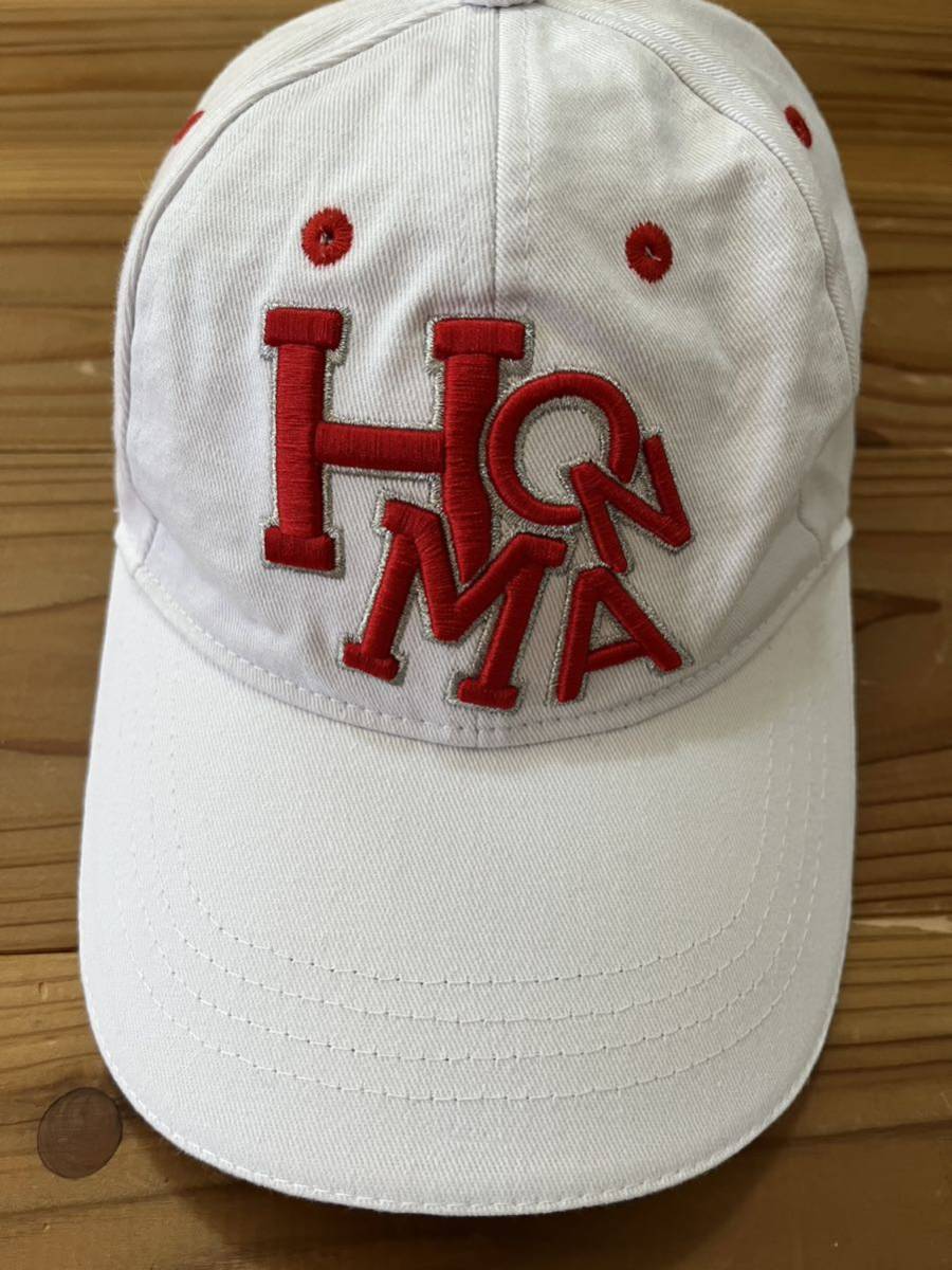 HONMA ホンマ ゴルフ キャップ 帽子 白 フリーサイズ - 帽子