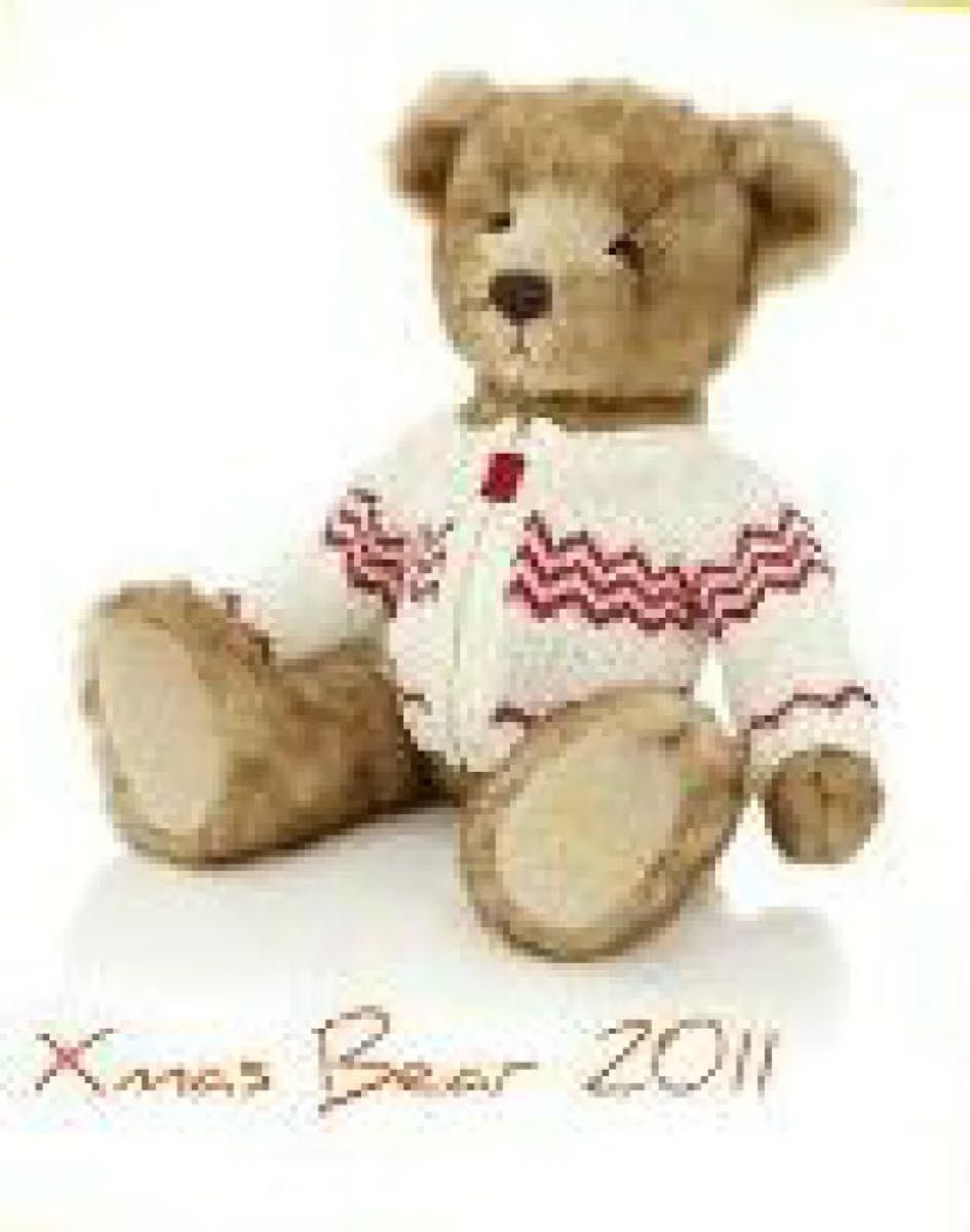 Harrods 2011年　限定 Freddie Xmas bear ハロッズ　フレディー　クリスマス　ベア ぬいぐるみ テディ