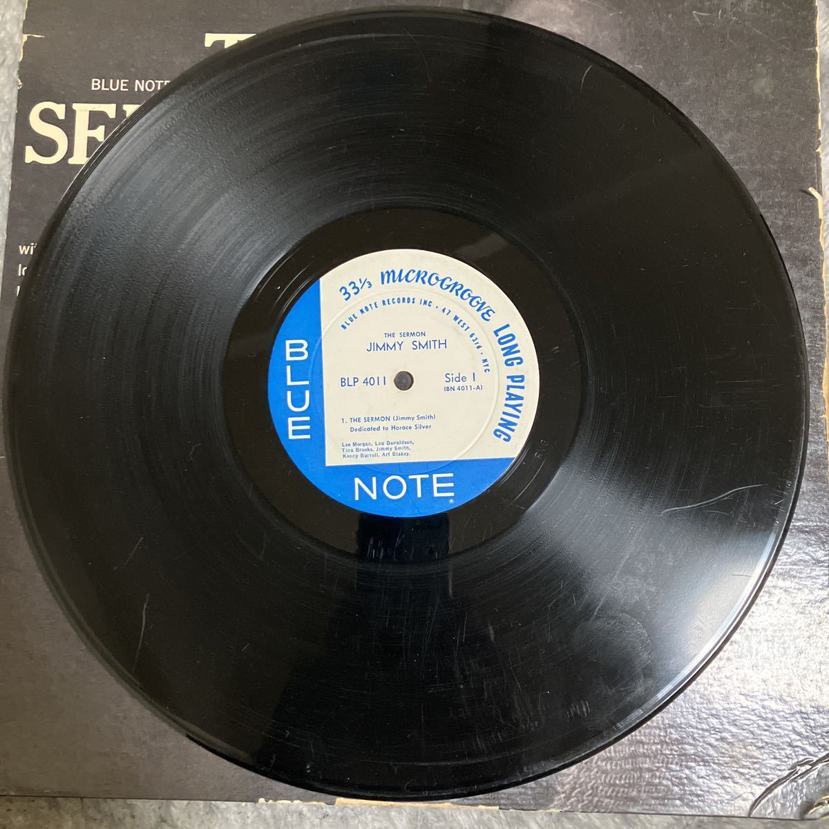 【LP】ジミー・スミス / JIMMY SMITH /ザ・サーモン！/ THE SERMON! / US盤 / BLUE NOTE BLP 4011 47 WEST 63rd RVG 耳_画像3