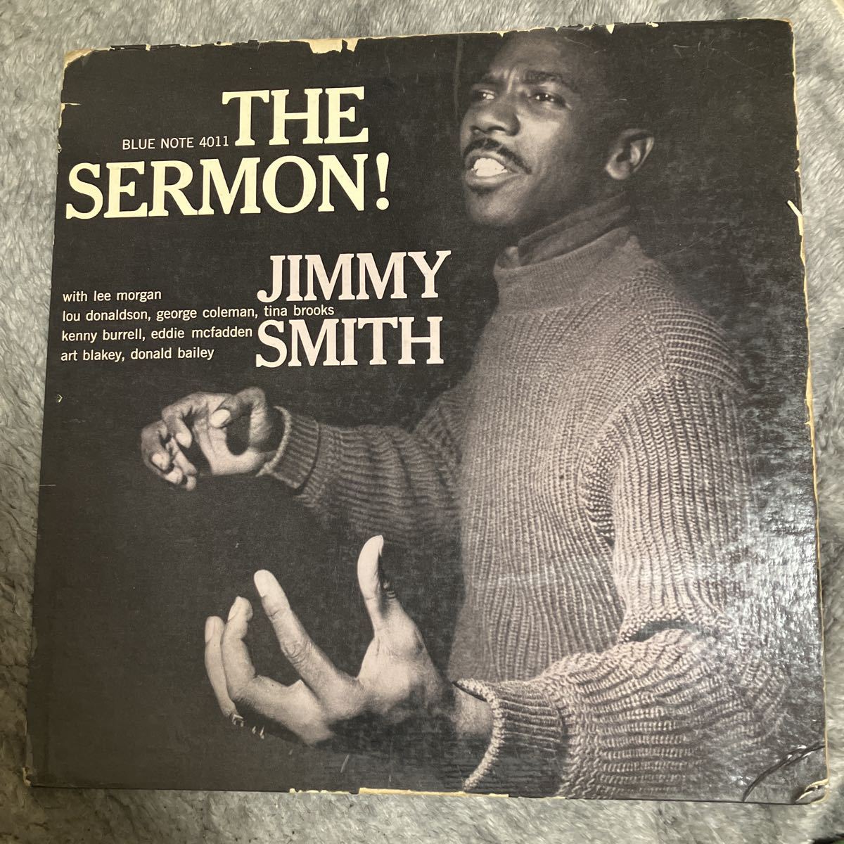 LP】☆名盤RVG！ジミー・スミス JIMMY SMITH /ザ・サーモン！/ THE SERMON! US盤 BLUE NOTE BLP  4011 47 WEST 63rd RVG 耳