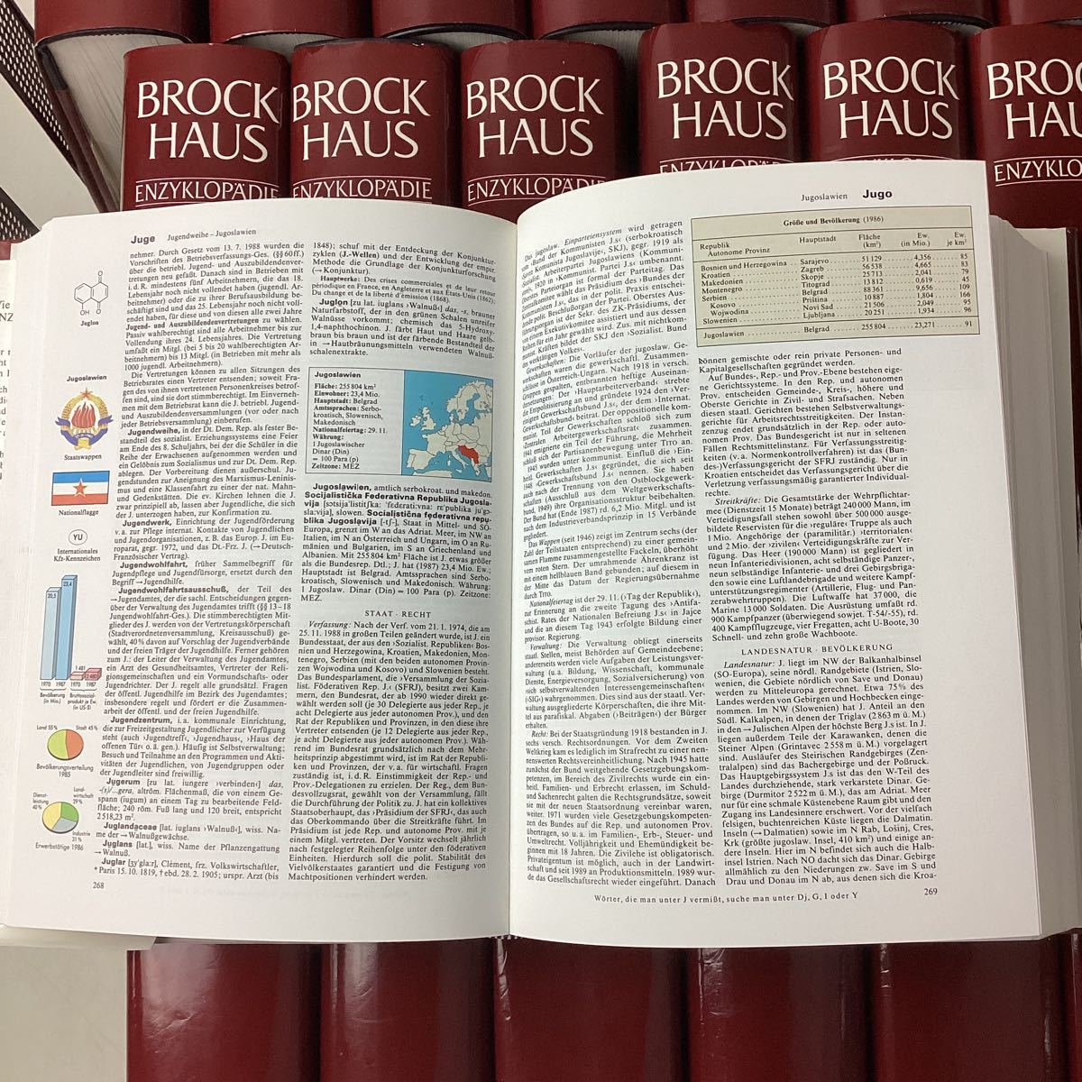 o532 ドイツ語 百科事典 BROCK HAUS 全24巻 +3冊 25巻 30巻 1993年 全27冊 ディスプレイ 本棚 中古品の画像6
