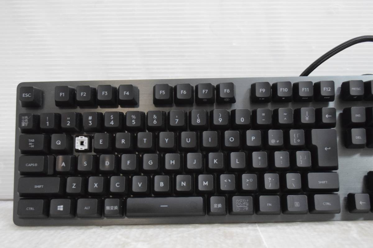 E2224 N L 中古 Logicool G413 CARBON ゲーミングキーボード Y-U0032 (訳あり：Ｗ キー なし)_画像3