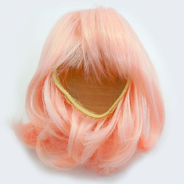 bl136【Blytheカスタム】ブライス・耐熱ピンク色ウィッグの画像2