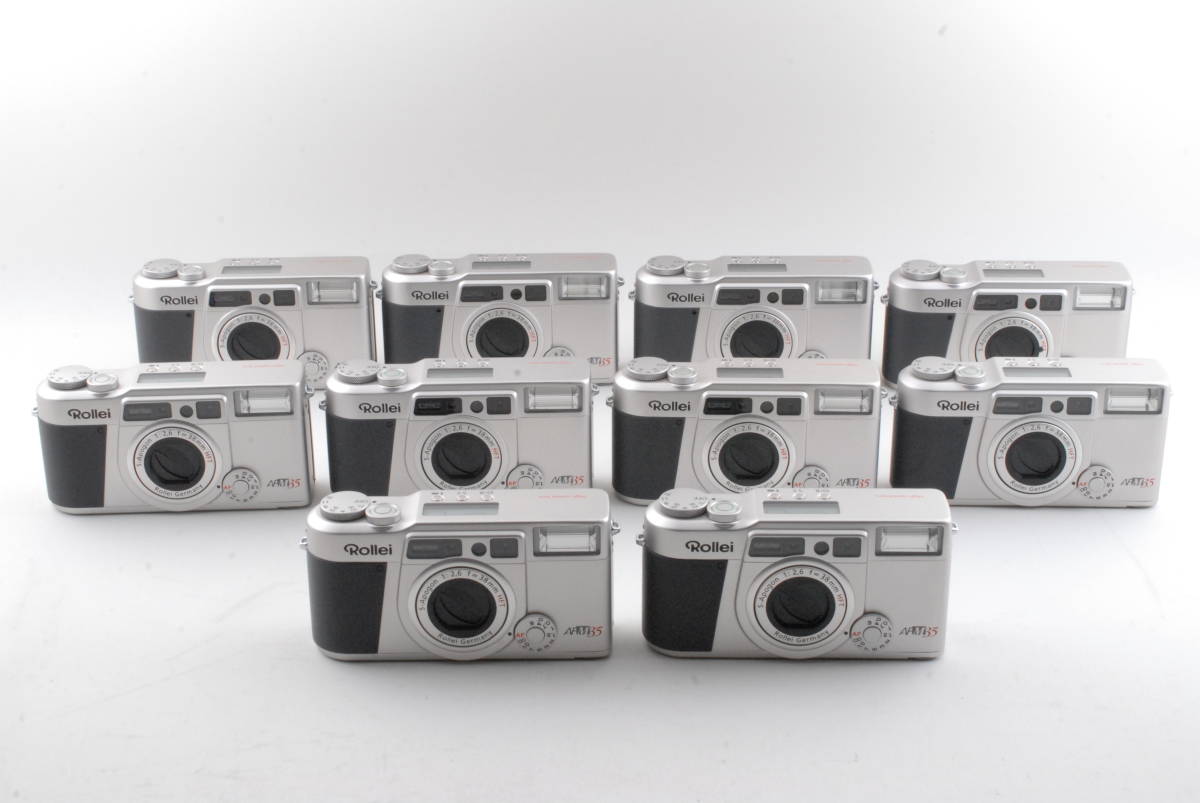 10台セット【美品 保障付 動作確認済】Rollei AFM 35 Film Camera Body 38mm F2.6 ローライ コンパクト フィルムカメラ Q4940
