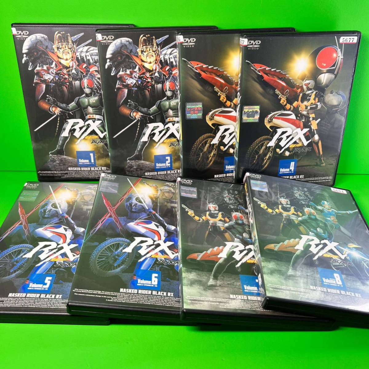 新品ケース付 仮面ライダーBLACK RX DVD 全8巻 | noonanwaste.com