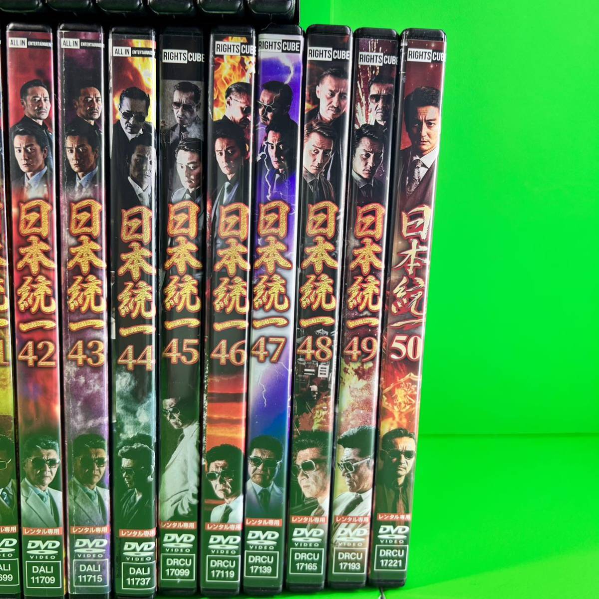 新品ケース付 日本統一 シリーズ DVD 全69巻セット 送料無料 / 匿名