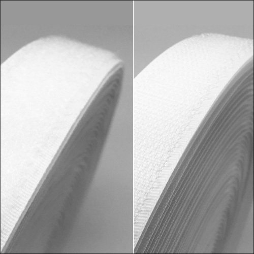 マジックテープ (白) [3個セット] 25m巻 縫製用 2.5cm幅 業務用 オスメス フック＆ループセット/21_画像2