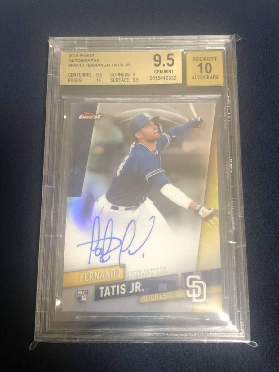 topps Finest タティスjr 直筆ルーキーサインカード BGS鑑定品 Tatis