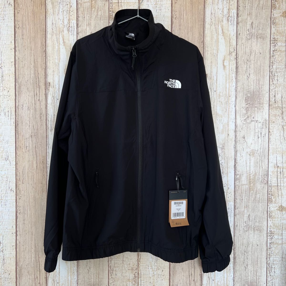 【海外限定】TNF メンズ ウィンドブレーカー ブラック US/S 日本サイズM