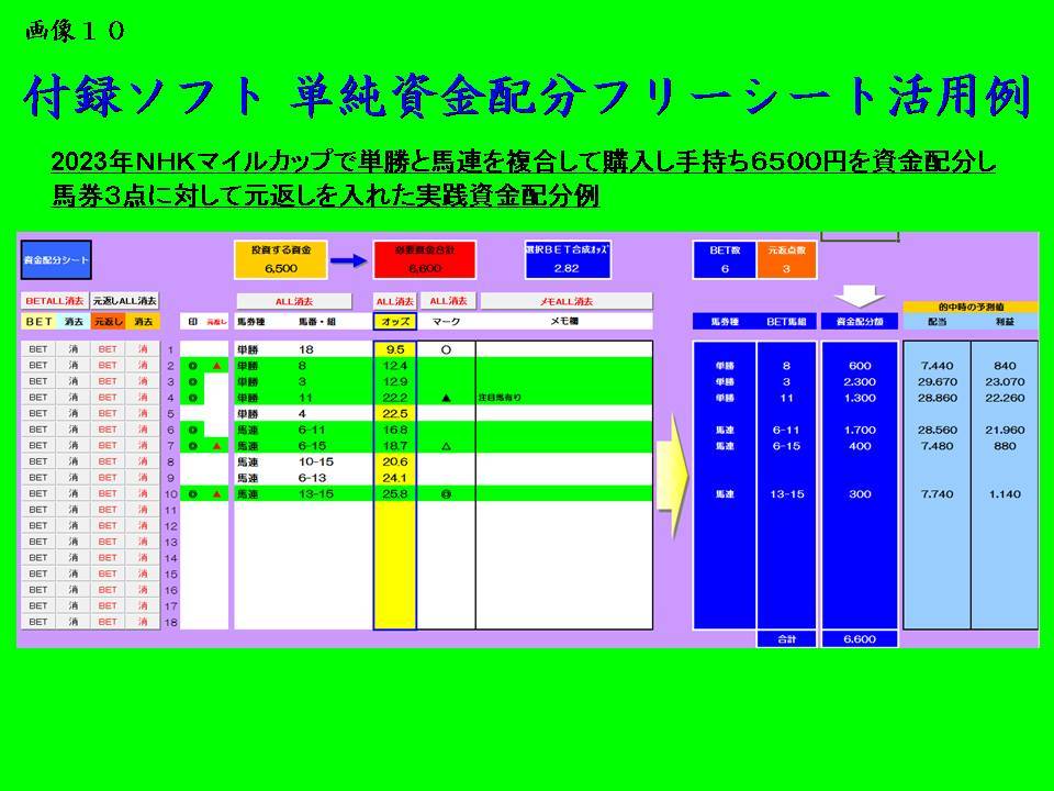 ☆競馬が10倍おもしろくなる FANALオッズハッキング 的中率７０％を叩き出す！付録ソフト付！投資 オリジナルソフト 副業 サポート 初心者_画像10