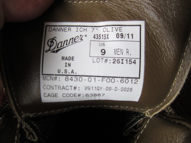 希少品 DANNER ICH 43515 編みBOOTS サイズ9R 普通幅