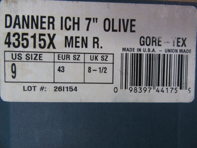 希少品 DANNER ICH 43515 編みBOOTS サイズ9R 普通幅