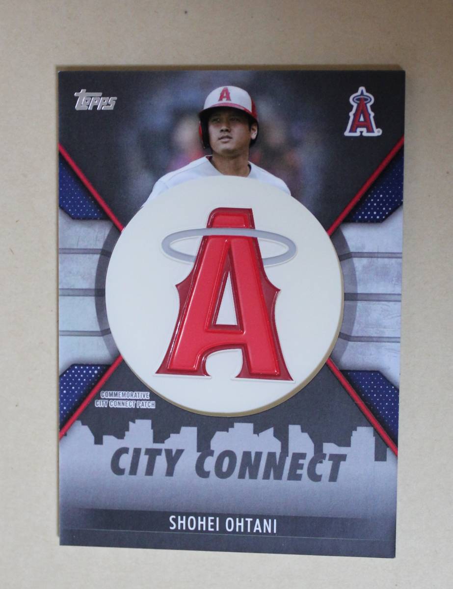 2023年 topps 大谷翔平 CITY CONNECT 299枚限定 シリアルNo.入り キャップロゴ パッチカード_画像5