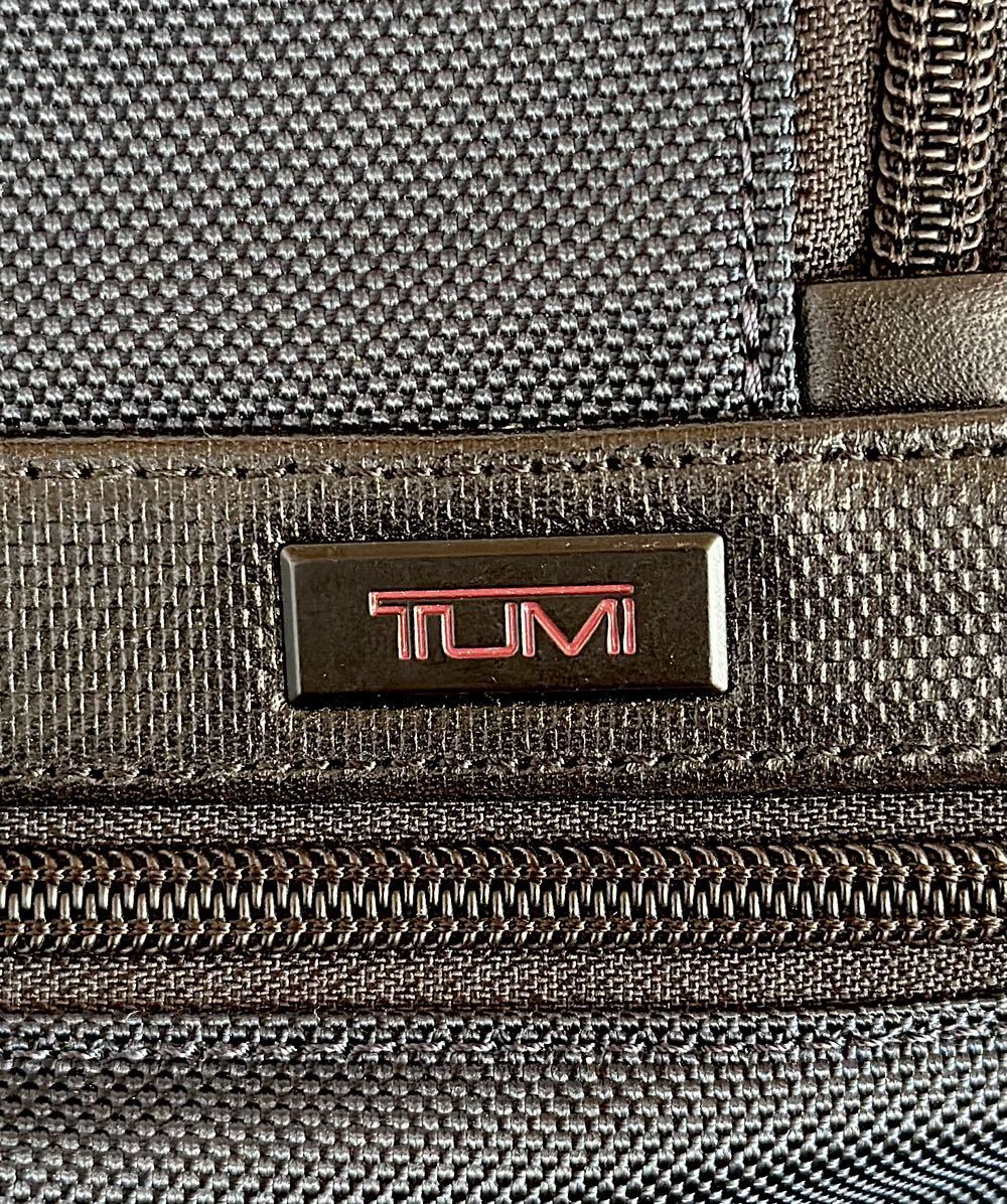 廃盤希少　TUMI for SHIPS スリムブリーフ バックパック LIMITED シップス別注　ネイビー_画像9