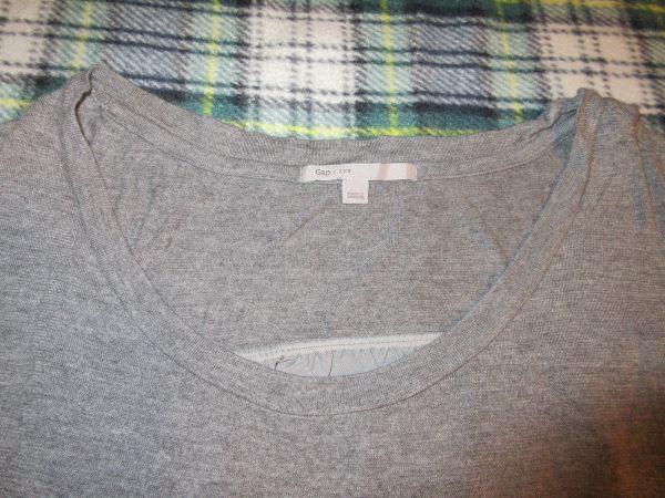 GAP* Gap lady's * no sleeve tops / cut and sewn gray beautiful goods 