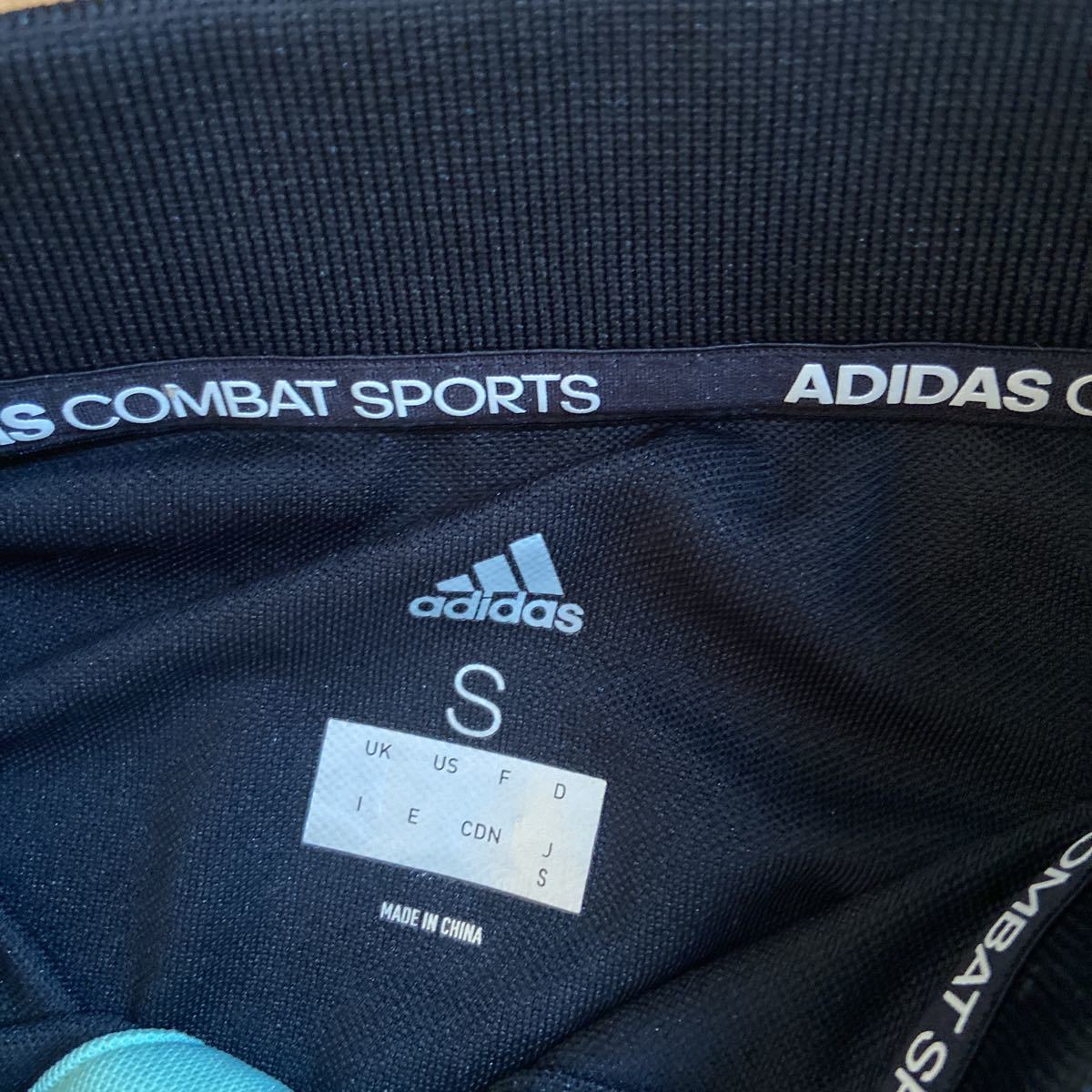 adidas COMBAT SPORTS アディダスポロシャツ 吸汗速乾 半袖 ブラック レディース サイズS CLIMACOOL_画像3