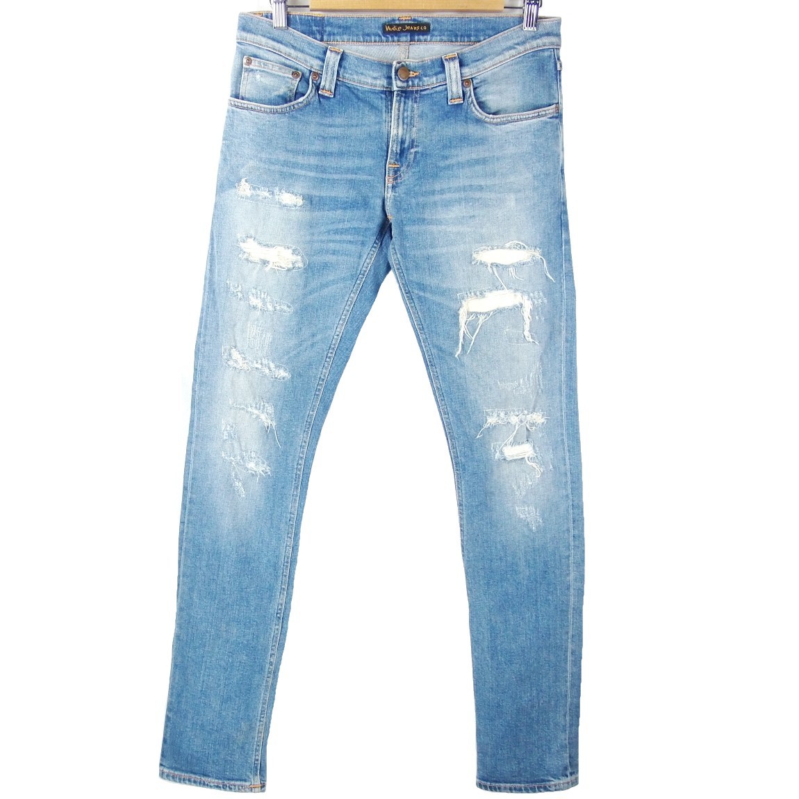 ■Nudie Jeans ヌーディージーンズ LONG JOHN ロングジョン / 1002896 BEN REPLICA / メンズ / USED加工 ストレッチ デニムパンツ W30 L32