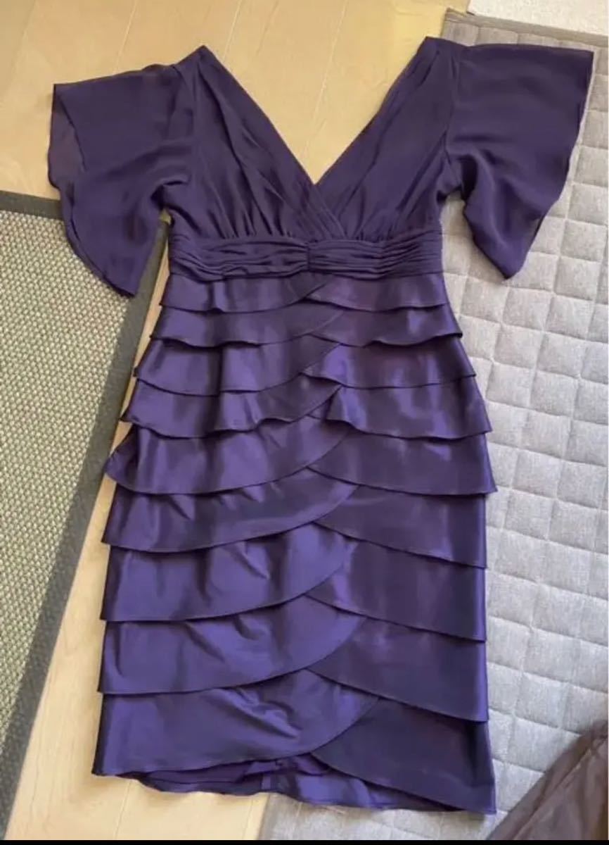 ADRIANNA PAPELL purple One-piece wedding two next . party 