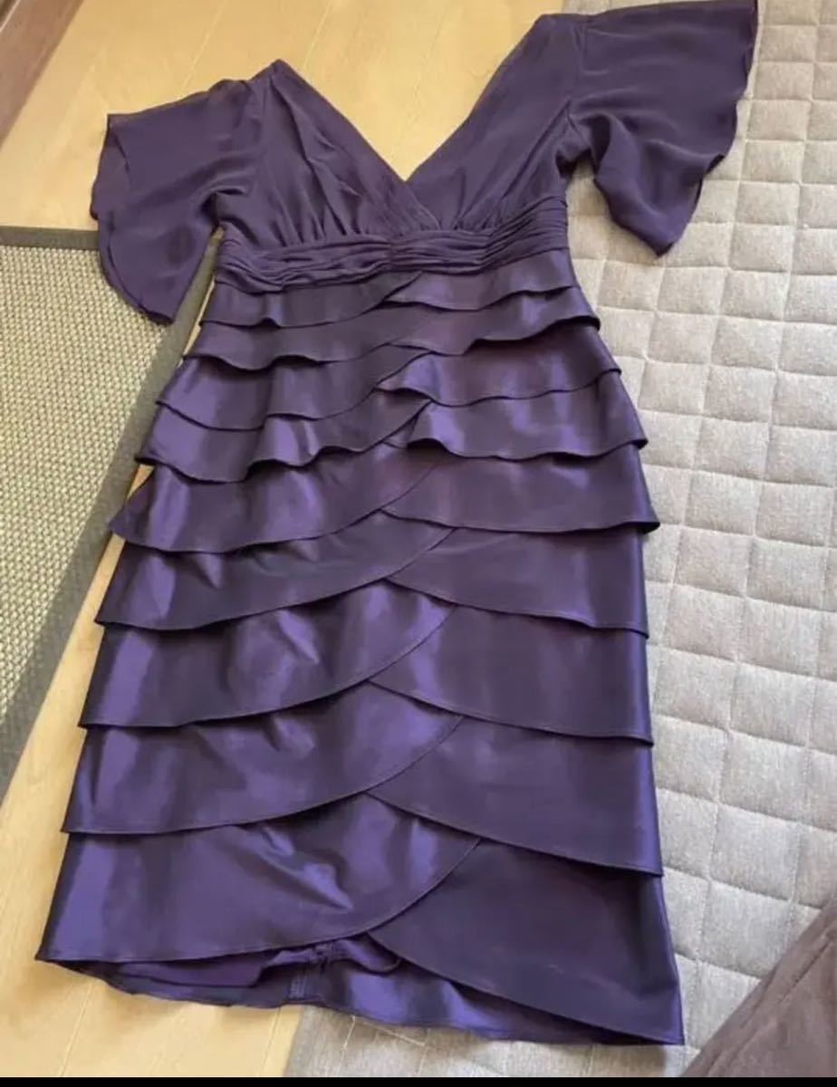 ADRIANNA PAPELL purple One-piece wedding two next . party 