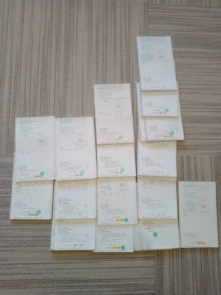 国土地理院　1:50000地形図　茨城県　22枚　5万分の1　古地図_画像2