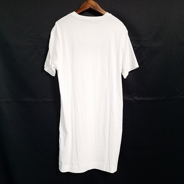 #snc ディーゼル DIESEL チュニック Tシャツ M 白 半袖 ロゴ レディース [811550]_画像2