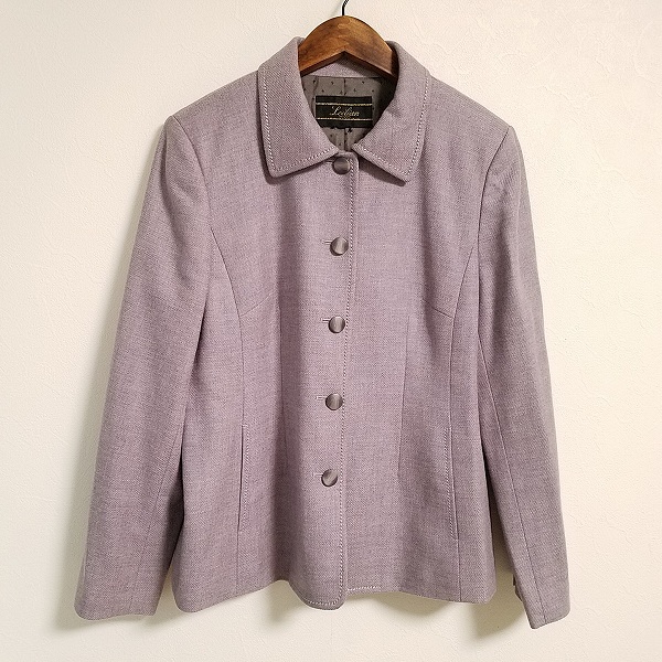 まとめ買いでお得 カシミヤ混 LoroPiana ロロピアーナ ステッチ 紫系