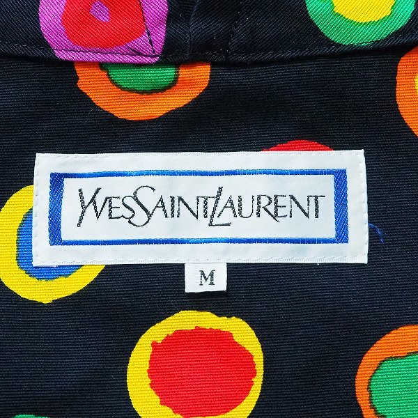 anc イヴサンローラン Yves Saint Laurent セットアップ M 黒 マルチ