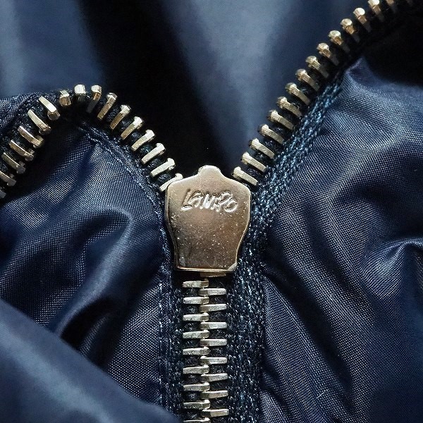 wnc モンクレール Moncler ジャケット ブルゾン M 紺 水色 プル