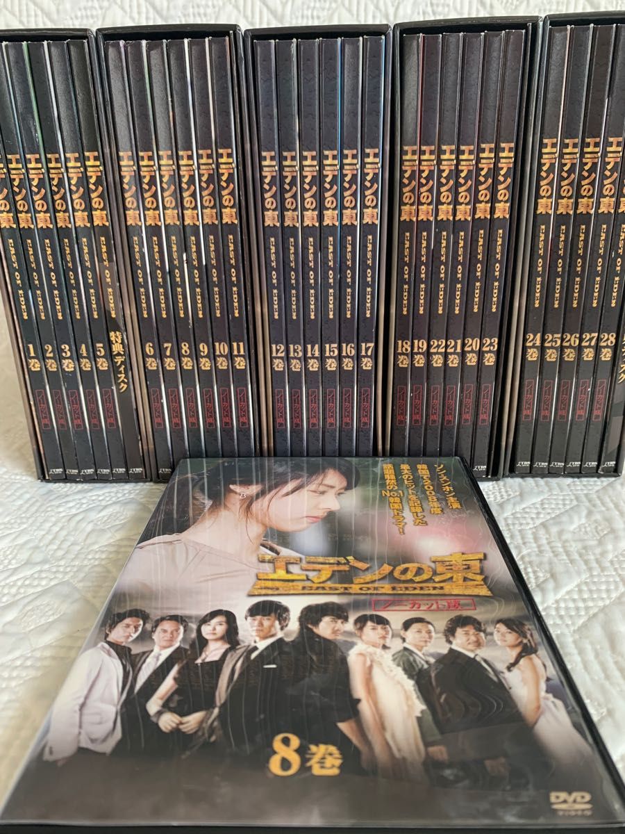 エデンの東 DVD-BOX Ⅰ~Ⅴ 全28巻 特典ディスク トランプ付 国内正規