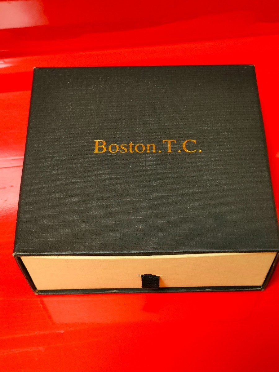 ブランド　【未使用】　メンズベルト レザーベルト　boston tc 　黒　ブラック　ベルト　ビジネス　箱付_画像3