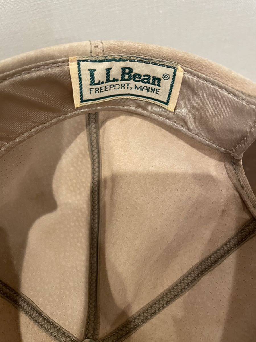 USA製 L.L.BEAN ビンテージ スエードキャップ レザー vintage エルエルビーン 1970s 1980s 6パネル ベースボール フィッシング アウトドア_画像8