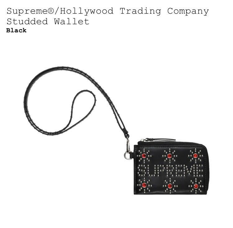 新品 ★★Supreme Box Logo ステッカー３枚★ HTC Hollywood Trading Company Studded Wallet 財布 ウォレット_画像1