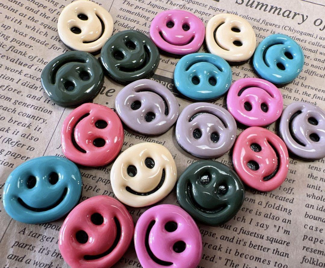  Smile 18 piece deco parts plastic parts deco material Nico Chan 