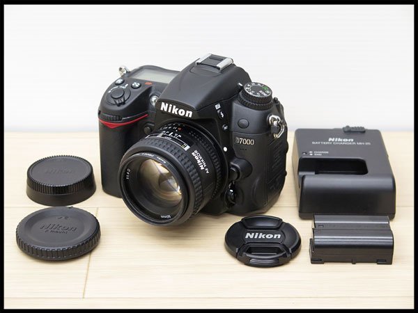 ●3) Nikon/ニコン デジタル一眼レフカメラ D7000 カメラレンズ AF NIKKOR 50mm 1:1.4D 【現状品】 デジタルカメラ/撮影機材/ニッコール