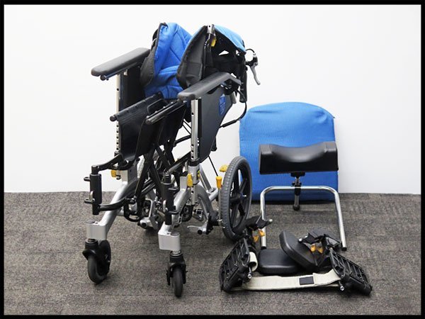○2021年製!美品! 松永製作所 ティルト&リクライニング車いす MH-CR3D